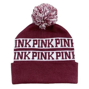 VS PINK Pom Pom Beanie